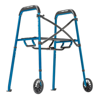 Drive Medical MD30100BK/MD30100BL MD by Drive Air-Go Walker, 21.5" Seat, 33.1" to 36" Handle Height