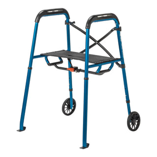 Drive Medical MD30100BK/MD30100BL MD by Drive Air-Go Walker, 21.5" Seat, 33.1" to 36" Handle Height