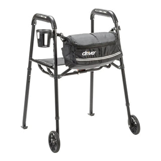 Drive Medical MD30100BK/MD30100BL MD by Drive Air-Go Walker, 21.5" Seat, 33.1" to 36" Handle Height
