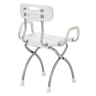 Drive Medical MD50100WH Mobility Design X-Fold Shower Chair, Lightweight, 300 lbs, White