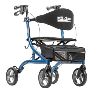 Drive Medical  MD700920BK/BL/PR MD by Drive Excursion X20 Rollator, Foldable, 17.5" Seat Width, 300 lbs Weight Capacity