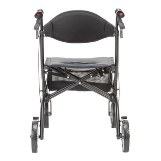 Drive Medical  MD700920BK/BL/PR MD by Drive Excursion X20 Rollator, Foldable, 17.5" Seat Width, 300 lbs Weight Capacity