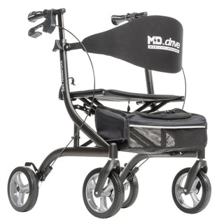 Drive Medical  MD700920BK/BL/PR MD by Drive Excursion X20 Rollator, Foldable, 17.5" Seat Width, 300 lbs Weight Capacity