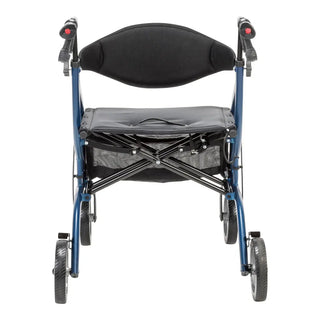 Drive Medical MD700929BL MD by Drive Excursion XWD Rollator, Sapphire, 19.5" Seat, 400 lbs Weight Capacity