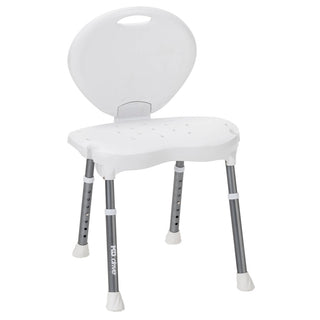 Drive Medical MD770525WH Mobility Design Folding Shower Chair, Pearl, 250 lbs
