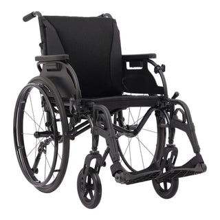 Drive Medical Nitro Cruise Lightweight Wheelchair, 16/18/20" Width, Black or Red, Elevating Leg Rest or Swing Away Footrest