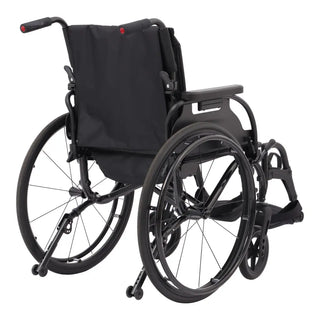 Drive Medical Nitro Cruise Lightweight Wheelchair, 16/18/20" Width, Black or Red, Elevating Leg Rest or Swing Away Footrest