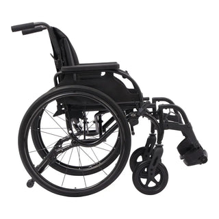 Drive Medical Nitro Cruise Lightweight Wheelchair, 16/18/20" Width, Black or Red, Elevating Leg Rest or Swing Away Footrest