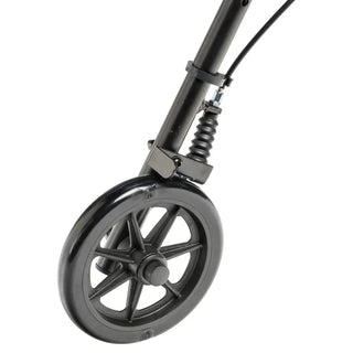 Drive Medical RTL10261RD Adjustable Height Foldable Red Rollator with 6" Casters, 300 lbs Weight Capacity