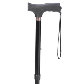 Drive Medical RTL10305 Flex N Go Adjustable Folding Cane with T Handle, 32.5" - 39.5" Handle Height