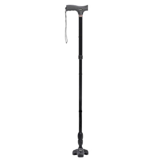 Drive Medical RTL10305 Flex N Go Adjustable Folding Cane with T Handle, 32.5" - 39.5" Handle Height