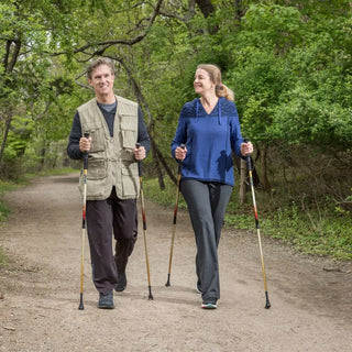 Drive Medical RTL10330MN Summit Walking Poles, 200 lb Weight-Bearing Capacity per Pole