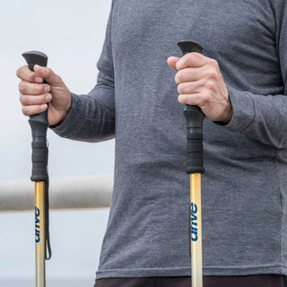 Drive Medical RTL10330MN Summit Walking Poles, 200 lb Weight-Bearing Capacity per Pole