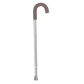 Drive Medical RTL10342 Aluminum Round Handle Cane with Foam Grip, 30’’ - 39.02’’ Handle Height