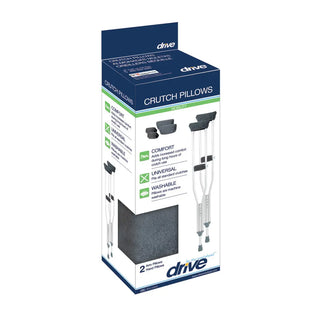Drive Medical RTL10355 Crutch Pillows Accessory Kit, 1 Pair