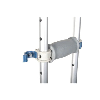 Drive Medical RTL10433 Underarm Universal Aluminum Crutches, 1 Pair, 38.5" - 62.5" Height, 300 lbs Weight Capacity