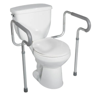 Drive Medical RTL12000 Toilet Safety Frame with Padded Armrests