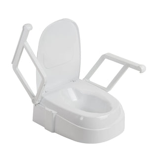 Drive Medical RTL12C002-WH PreserveTech Universal Raised Toilet Seat, 350 lbs