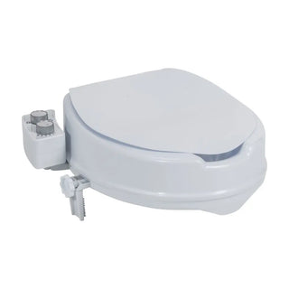 Drive Medical RTL12C005-WH Raised Toilet Seat w. Bidet, Ambient Water