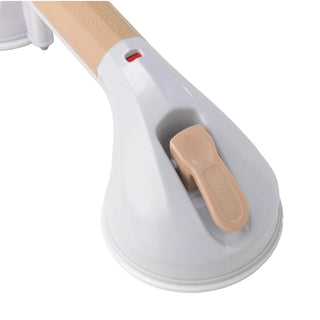 Drive Medical RTL13083 Suction Cup Grab Bars, 12 Inch, White and Beige
