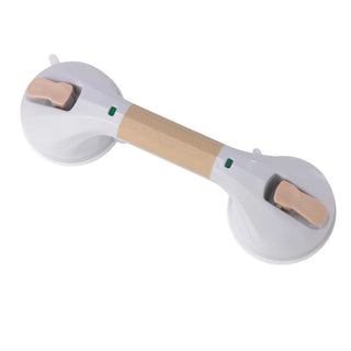 Drive Medical RTL13083 Suction Cup Grab Bars, 12 Inch, White and Beige