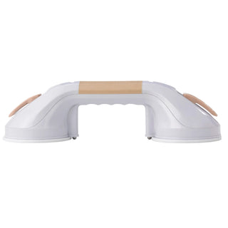 Drive Medical RTL13083 Suction Cup Grab Bars, 12 Inch, White and Beige