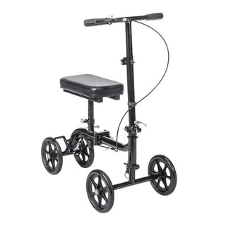 Drive Medical RTL799 Economy Folding Knee Walker walker with wheels on a white background