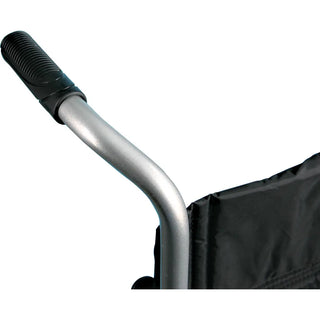 Drive Medical RTLFW19RW-RD Deluxe Fly-Weight Lightweight Transport Wheelchair with Removable Wheels, Red, 19" Seat