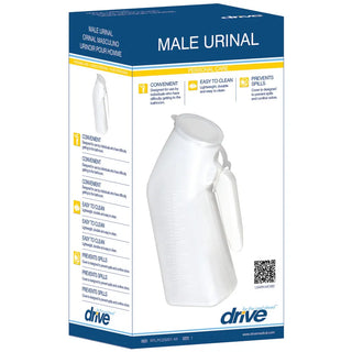 Drive Medical RTLPC23201-M Lifestyle Incontinence Aid Male Urinal, 32 oz