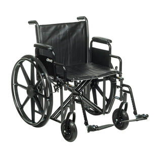 Drive Medical STD24ECDDA-SF Heavy Duty Bariatric Wheelchair 24 Drive Medical STD24ECDDA-SF Heavy Duty Bariatric Wheelchair 24