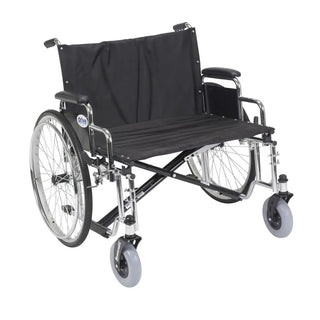 Drive Medical STD26ECDDA Bariatric Sentra EC Heavy-Duty, Extra-Extra-Wide Wheelchair, Detachable Desk Arm, 26"