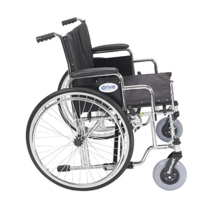 Drive Medical STD28ECDDA Bariatric Sentra EC Heavy-Duty, Extra-Extra-Wide Wheelchair, 28" Seat, Detachable Desk Armrest