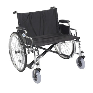 Drive Medical STD28ECDDA Bariatric Sentra EC Heavy-Duty, Extra-Extra-Wide Wheelchair, 28" Seat, Detachable Desk Armrest