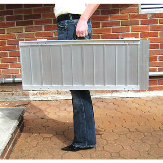 Drive Medical STDS1096/STDS1097 Single Fold Portable Wheelchair Scooter Ramp with Carry Handle and Travel Bag, 6' or 7' Long