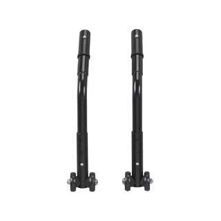 Drive Medical STDS807 Adjustable Universal Wheelchair Anti Tipper with Wheels, Black, 1 Pair