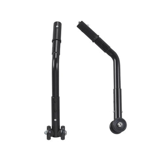 Drive Medical STDS807 Adjustable Universal Wheelchair Anti Tipper with Wheels, Black, 1 Pair