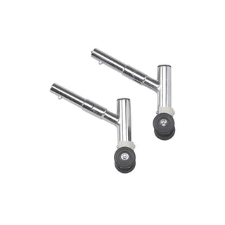 Drive Medical STDS829 Wheeled Anti Tippers for Use with Sentra EC Extra-Wide (26"-30"), 1 Pair