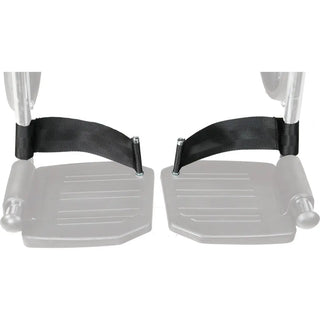 Drive Medical STDS831 Heel Loops for Swing Away Foot Rest, 1 Pair