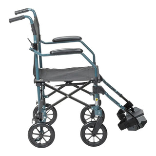 Drive Medical TC005GY Travelite Transport Chair 18" 