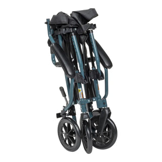 Drive Medical TC005GY Travelite Transport Chair 18" 
