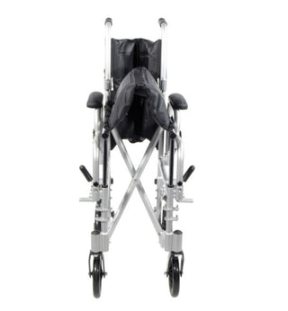 Drive Medical TR20 Poly-Fly High Strength, Lightweight Wheelchair/Flyweight Transport Chair Combo 20"