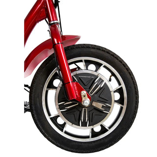 Drive Medical ZOOME3 ZooMe 3-Wheel Recreational Red Power Scooter, 15 mph Top Speed, 20 miles Max Range