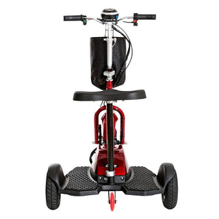 Drive Medical ZOOME3 ZooMe 3-Wheel Recreational Red Power Scooter, 15 mph Top Speed, 20 miles Max Range