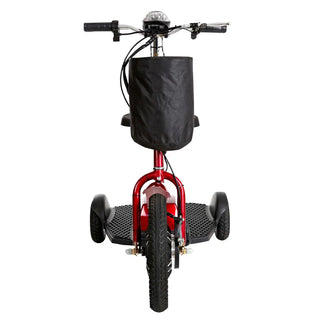 Drive Medical ZOOME3 ZooMe 3-Wheel Recreational Red Power Scooter, 15 mph Top Speed, 20 miles Max Range