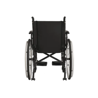 Black Dynarex 10280 DynaRide S5 Ultra Lite Wheelchair on a white background