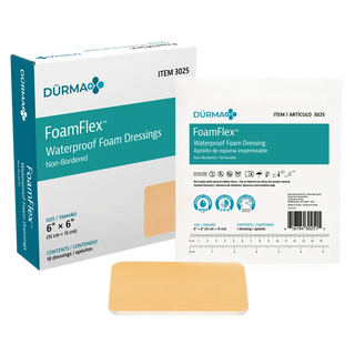 Dynarex 3025 FoamFlex - Waterproof Foam Dressing Non-Bordered