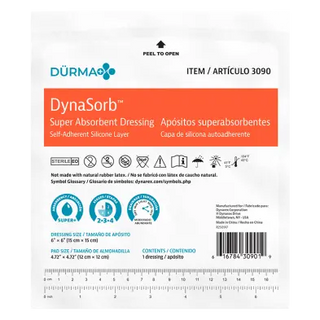 Dynarex 3090 DynaSorb Super Absorbent Dressing Self Adherent