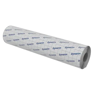 Dynarex 3638 Dürma+ View Guard Transparent Film Dressing Roll medical tape on a white background