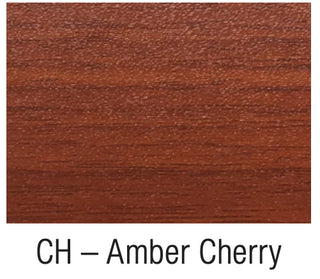 Amber Cherry wood finish swatch with 'CH - Amber Cherry' text