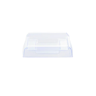 Clear Dynarex Disposable Base Mold container on a white background